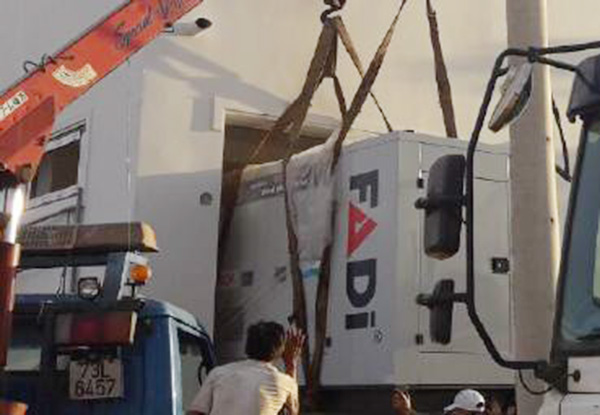 Công trình lắp đặt máy phát điện Doosan tại tỉnh Quảng Bình